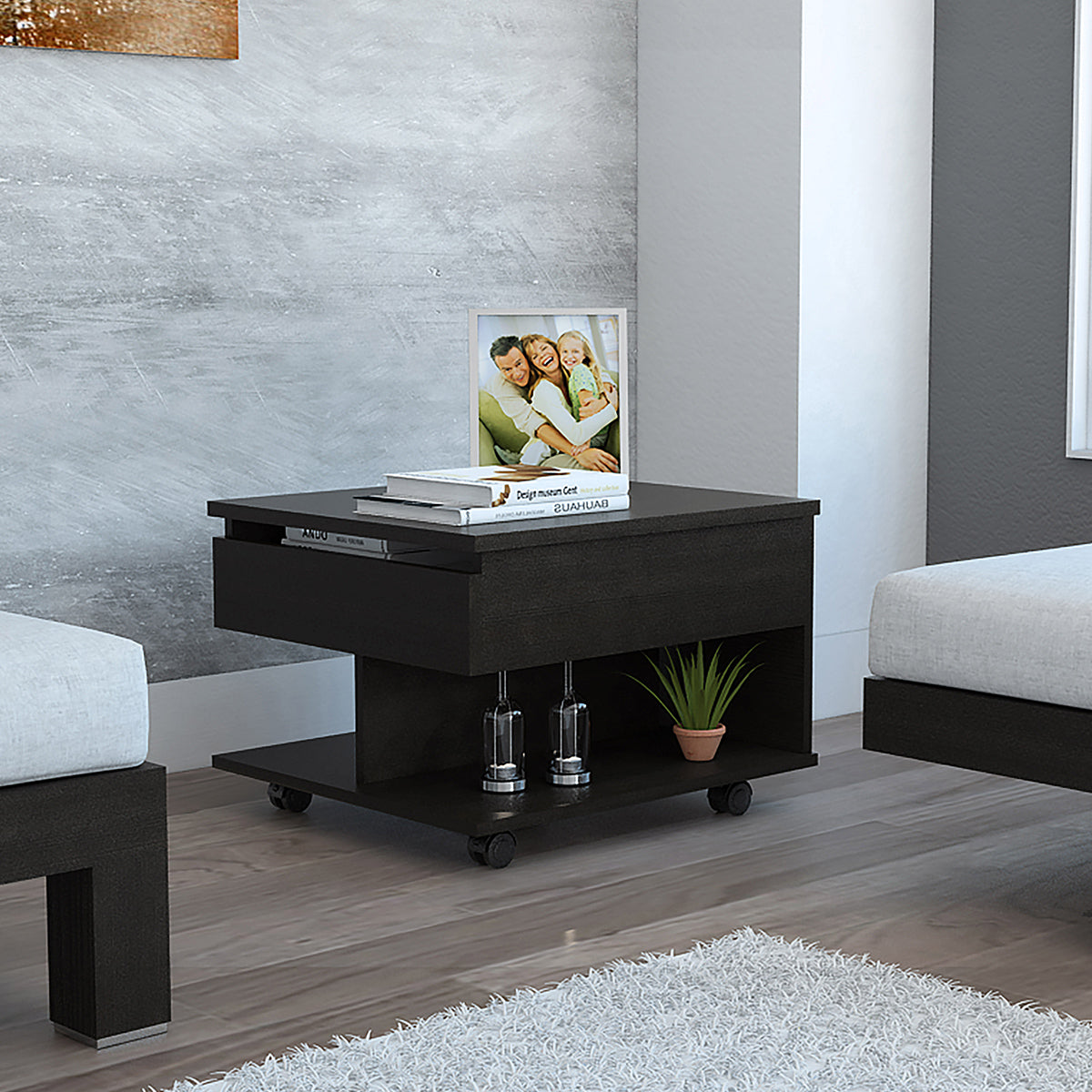 Mesa Auxiliar Luanda Chocolate