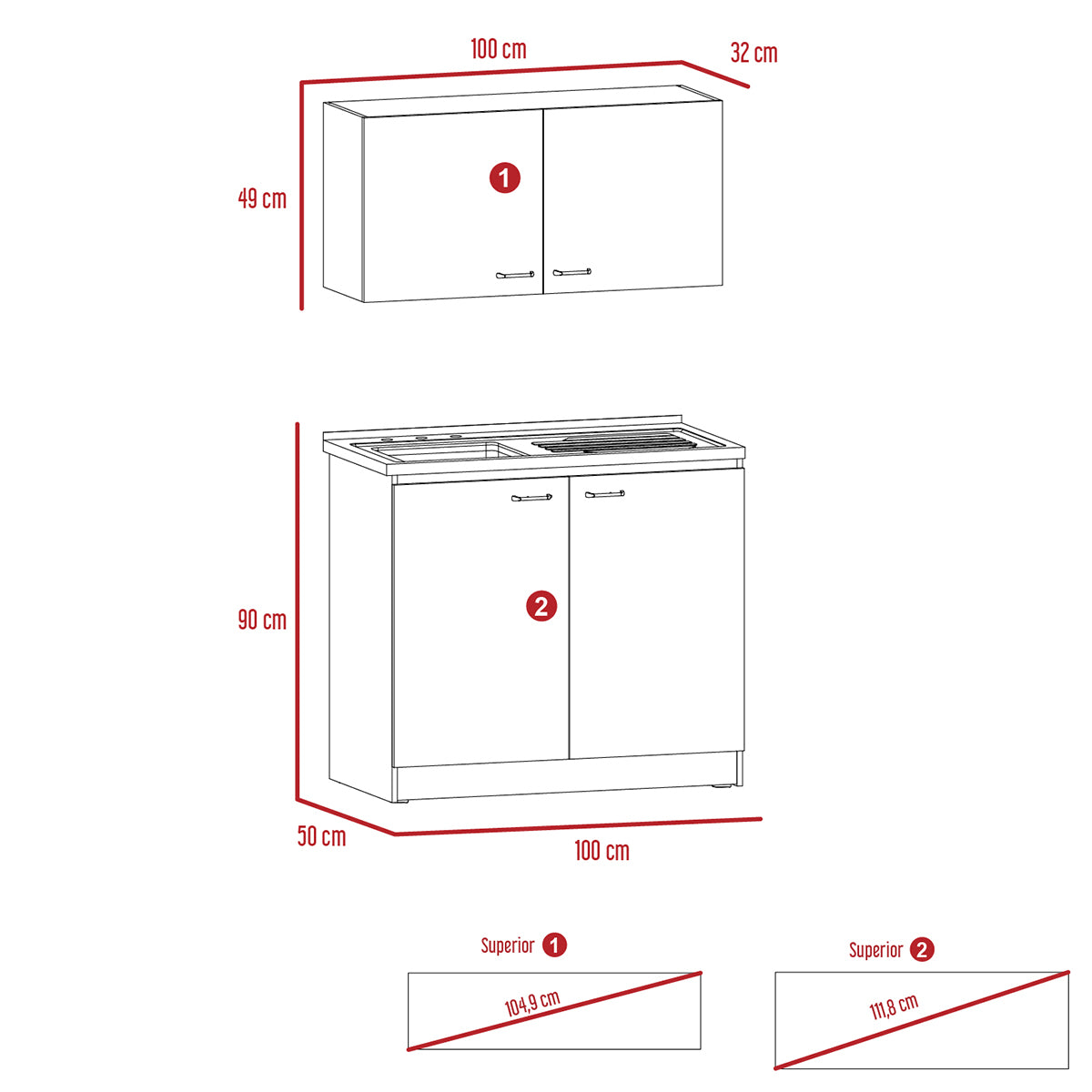 Kit Lavaplatos Napoles Wengue