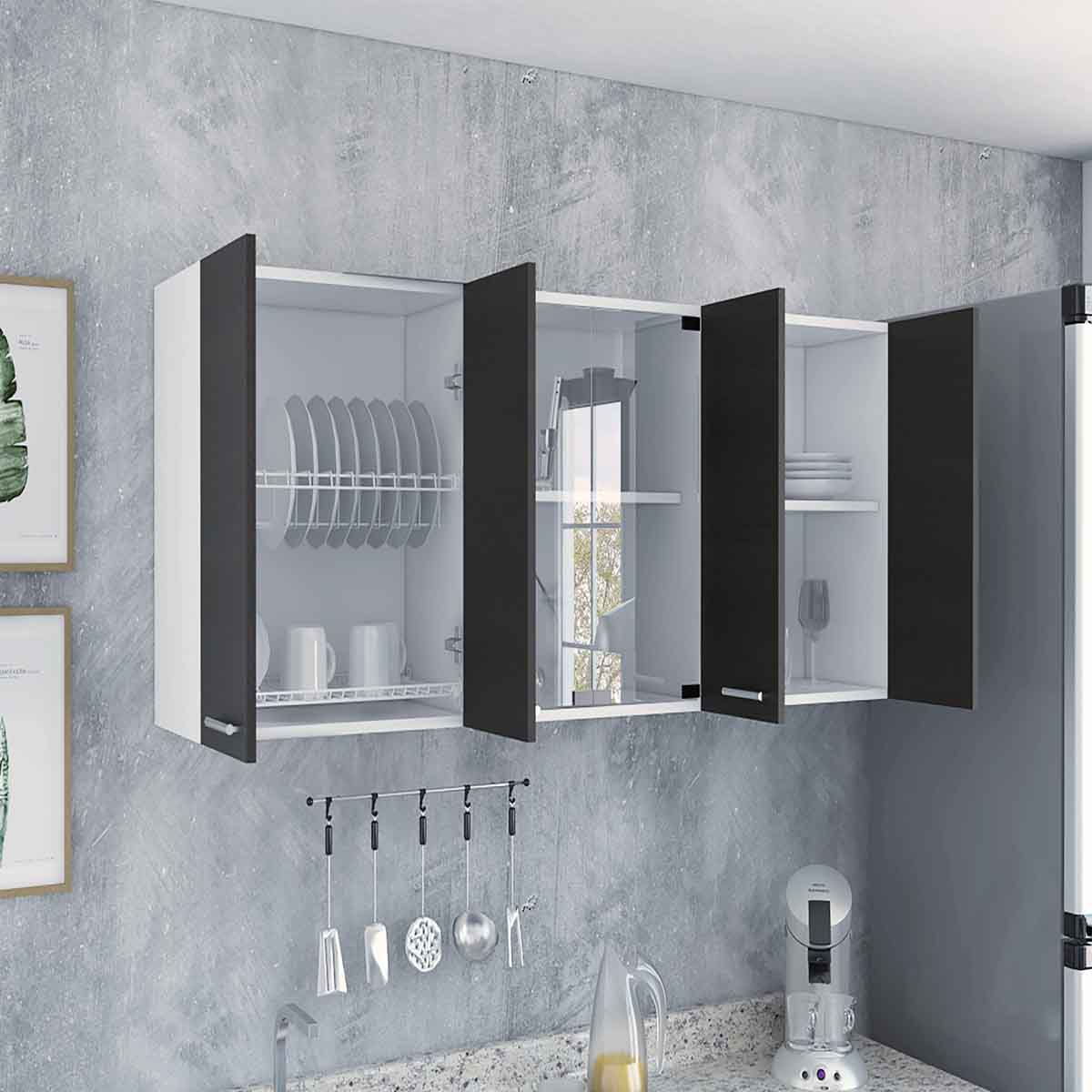 Gabinete de Pared 150 Vidrio