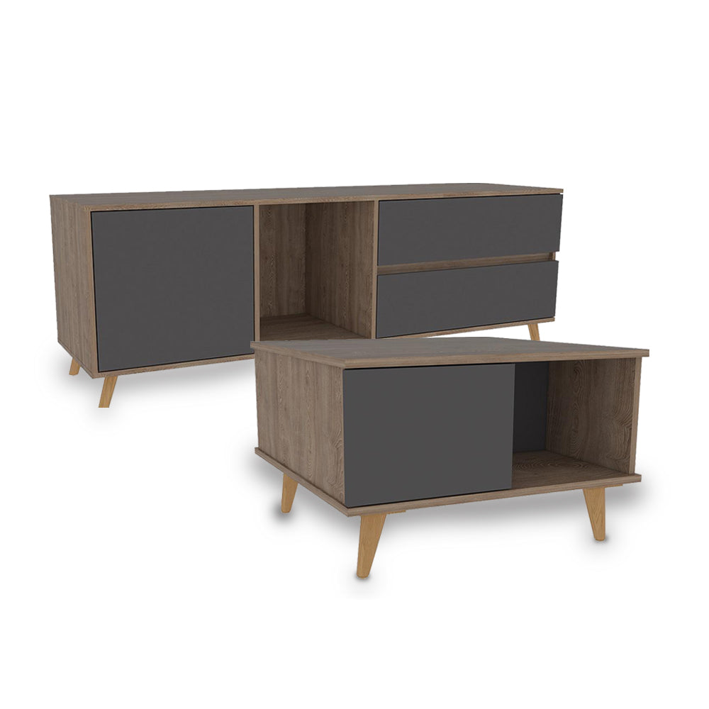 Combo Rack Tv + Mesa de centro Salem