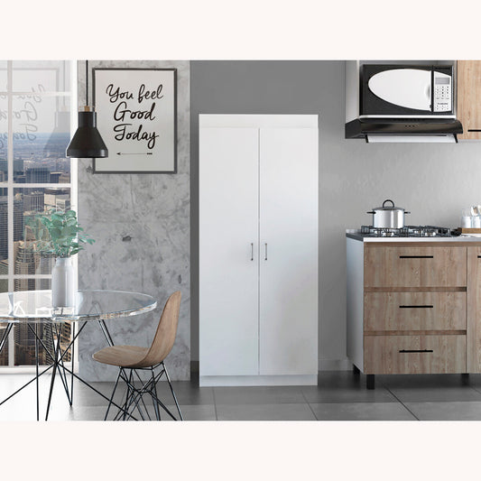 Mueble Alacena Armable modelo Varese, color Blanco