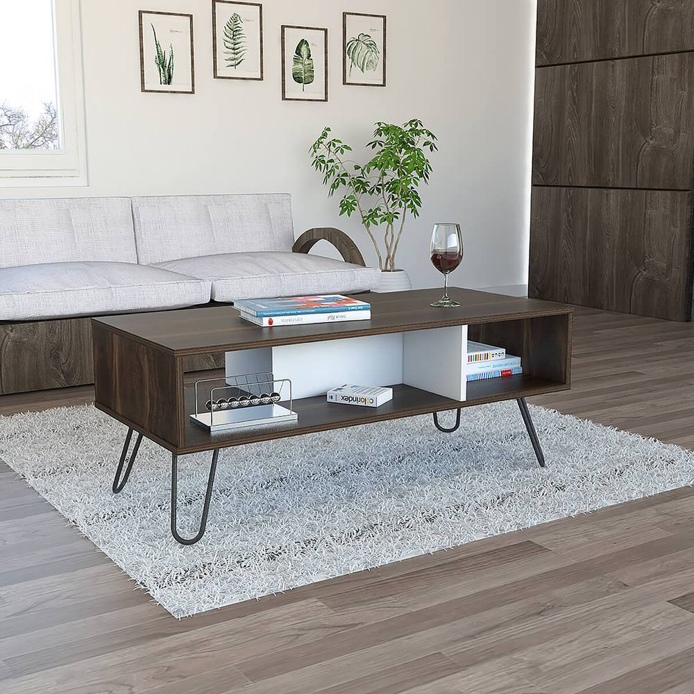 Combo Mesa auxiliar Vassel + Mesa de Centro